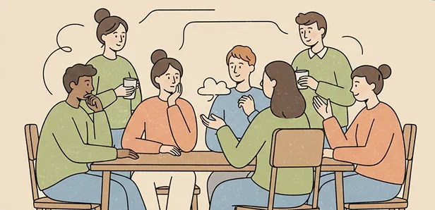 처음 리더 다이얼로그 